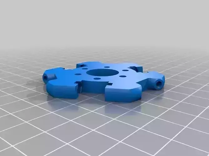 Kossel mini Effector for E3d v6 Hotend