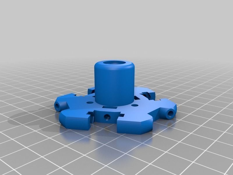 Kossel Effector for E3D v6 Hotend Free 3D print model_1