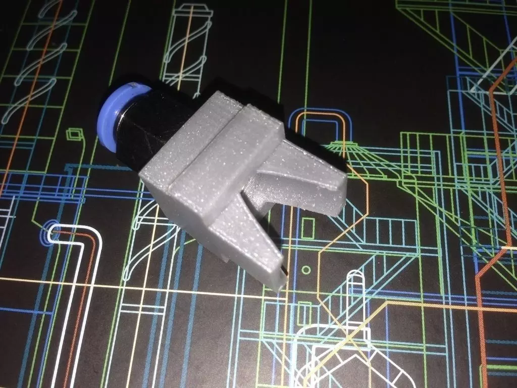 Ultimaker Extruder Bowden Pushfit Fitting Free 3D print model