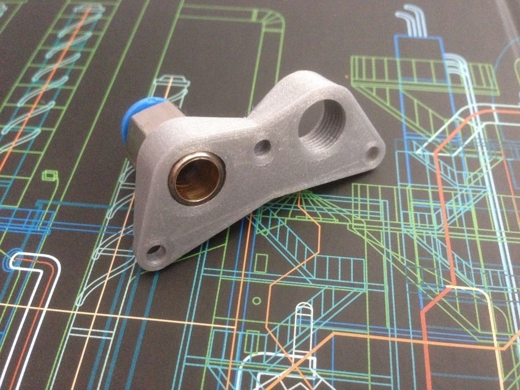 Ultimaker Rp 1 8 Bowden Push Fit Connector Free 3D print model_1