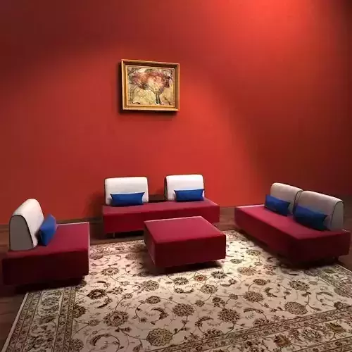 Sofa living room with walls