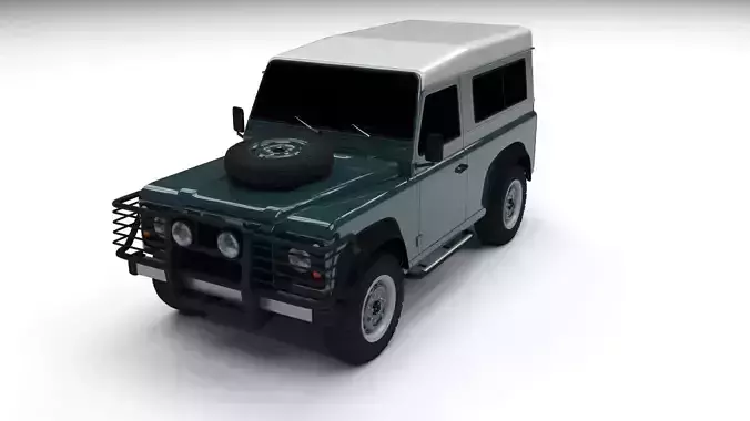 Land Rover Defender 90 Station Wagon 3D model