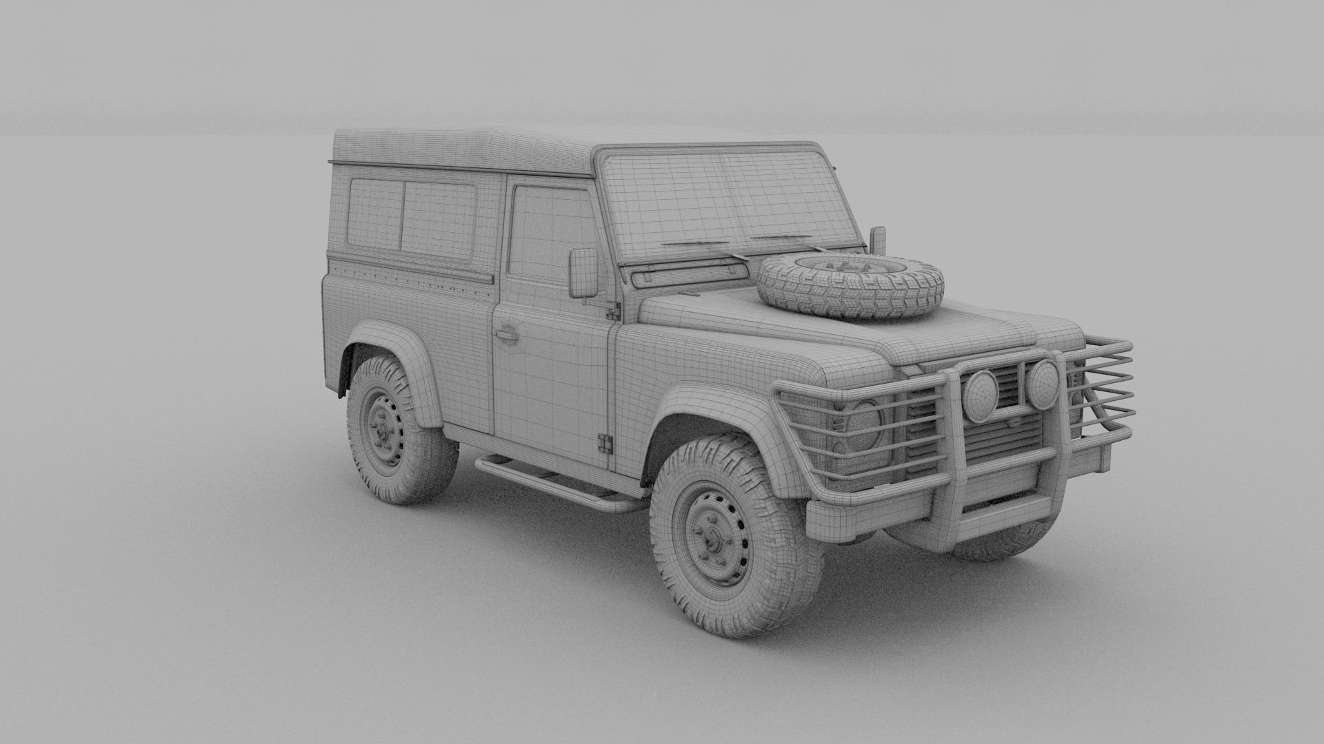 Land Rover Defender 90 Station Wagon 3D model_20