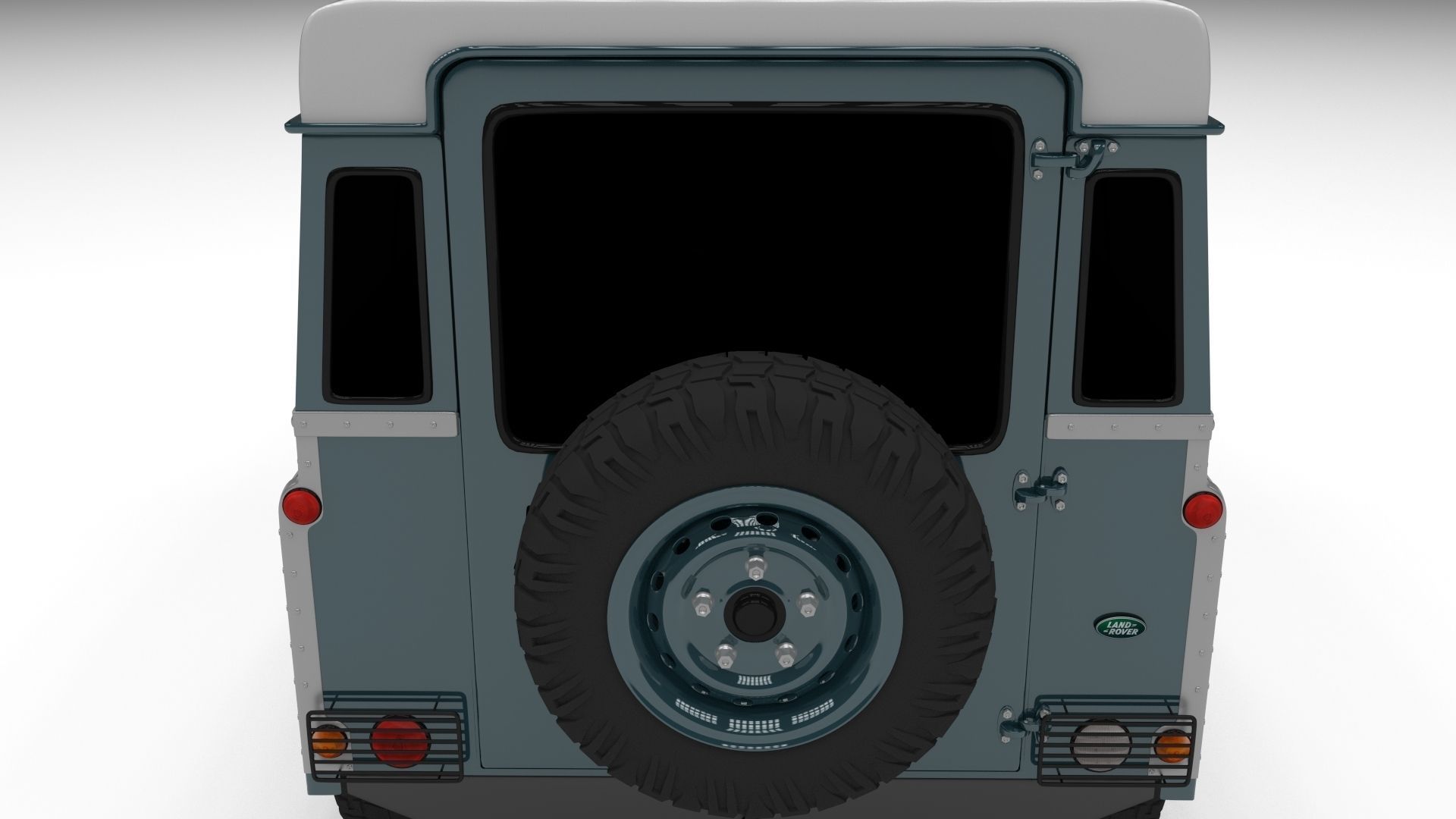 Land Rover Defender 90 Station Wagon 3D model_7
