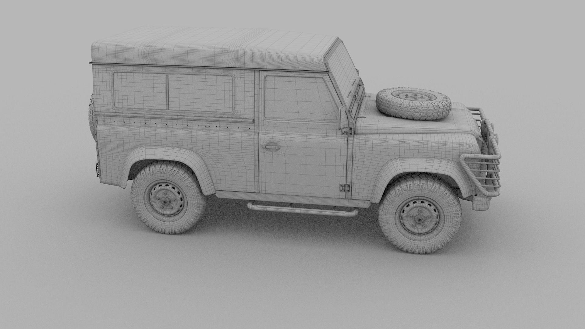 Land Rover Defender 90 Station Wagon 3D model_15
