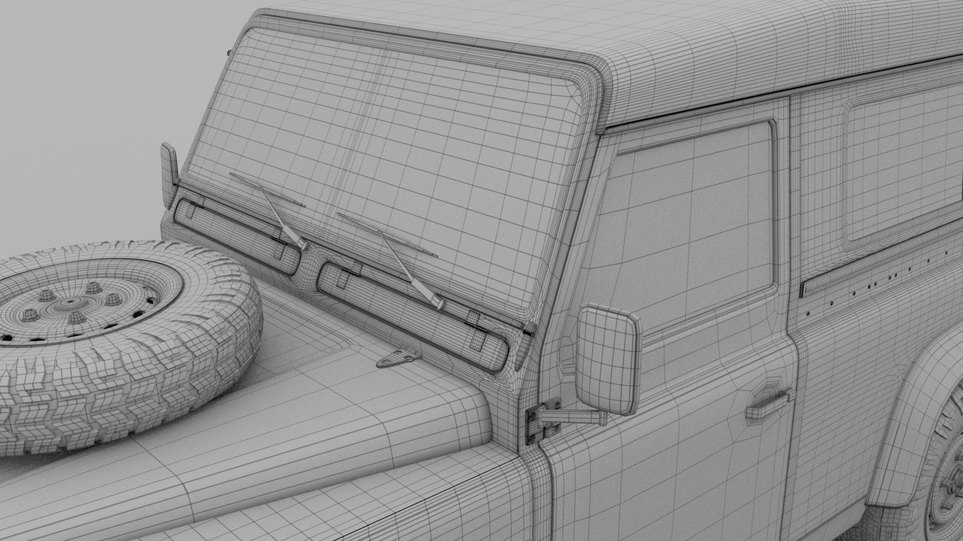 Land Rover Defender 90 Station Wagon 3D model_22