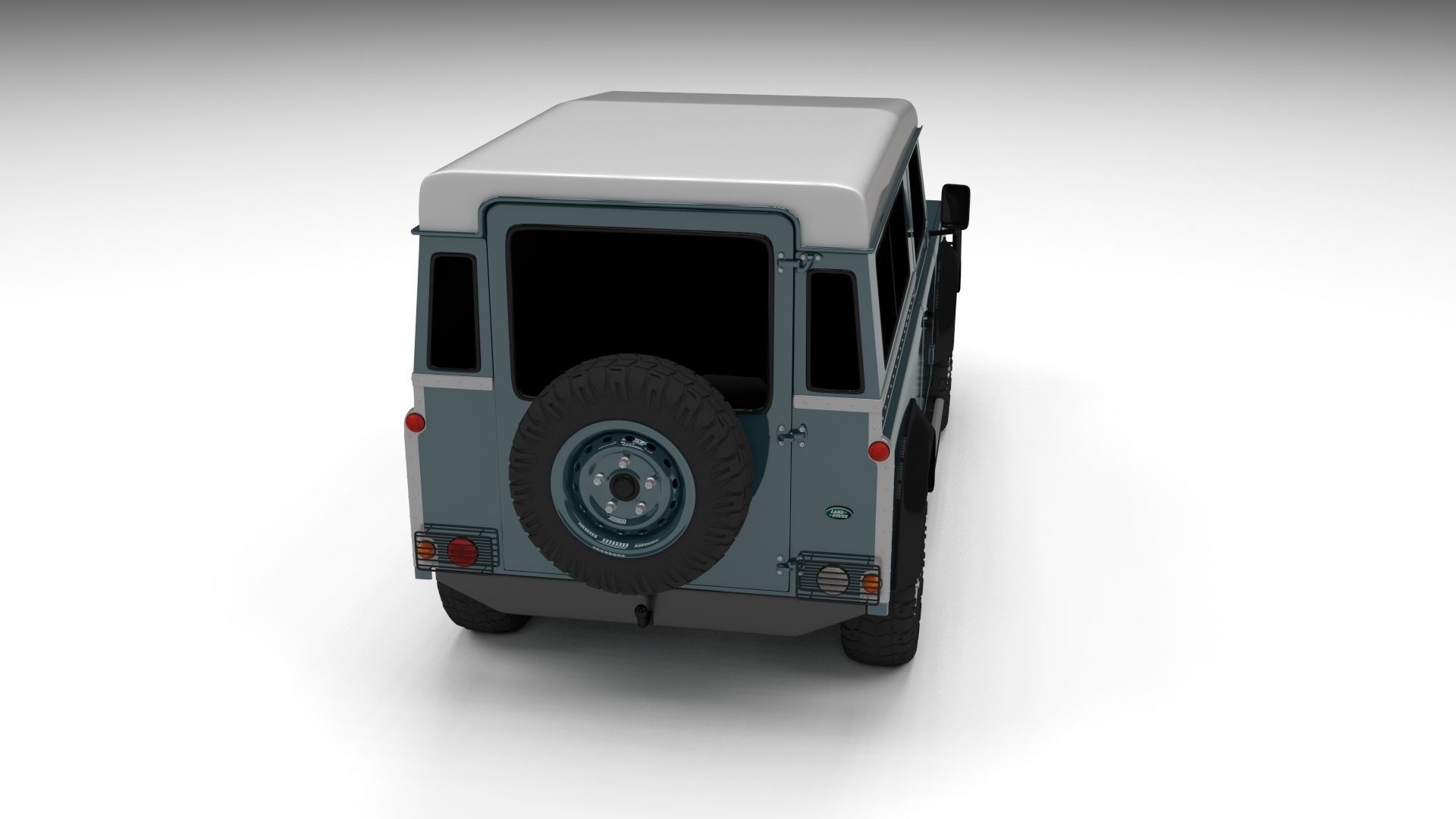 Land Rover Defender 90 Station Wagon 3D model_1