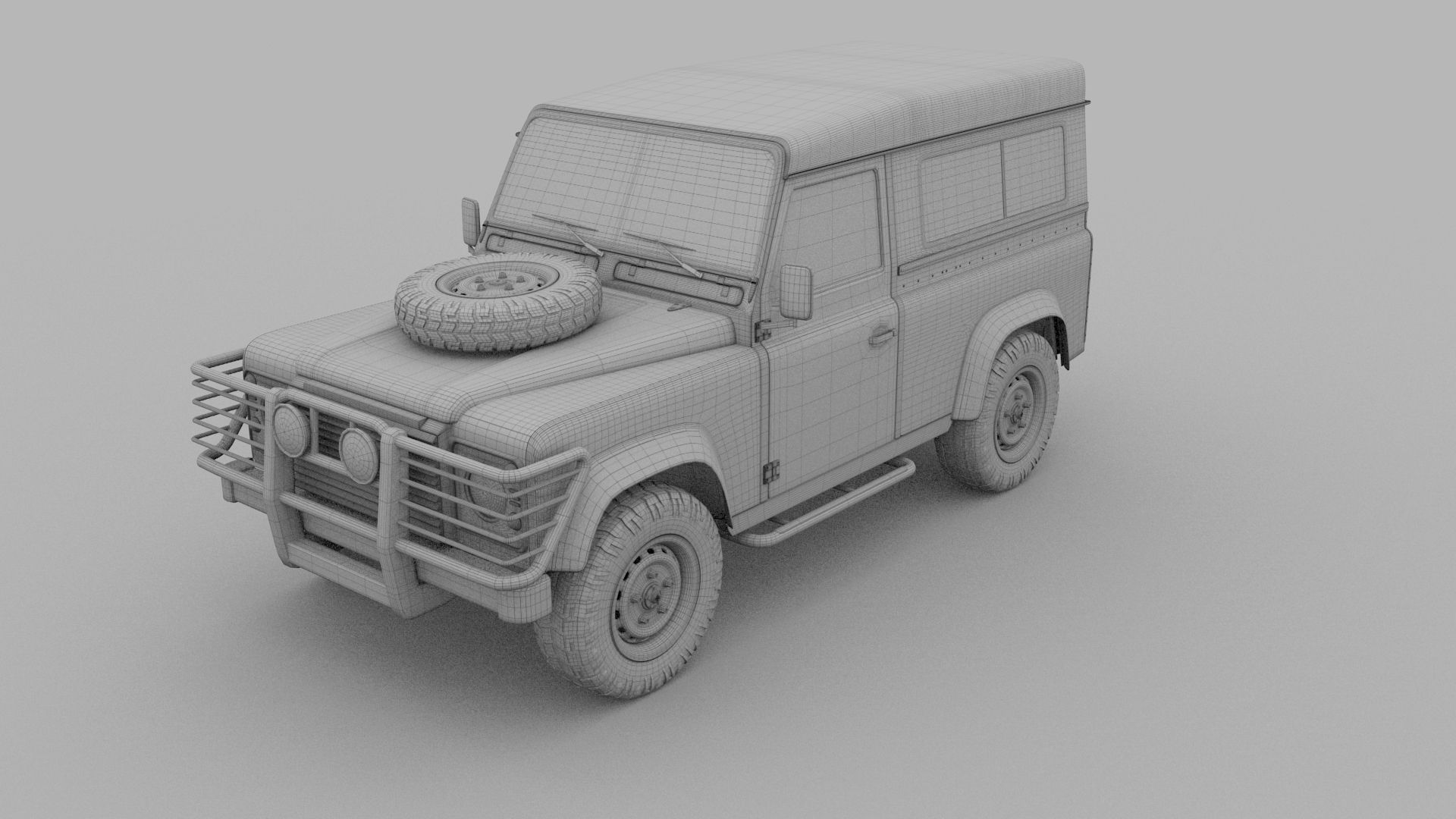Land Rover Defender 90 Station Wagon 3D model_26