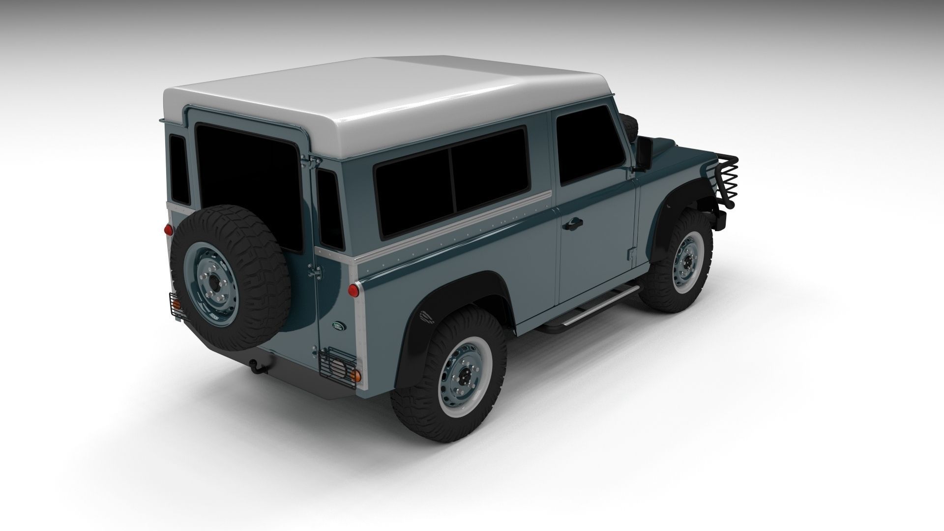 Land Rover Defender 90 Station Wagon 3D model_8