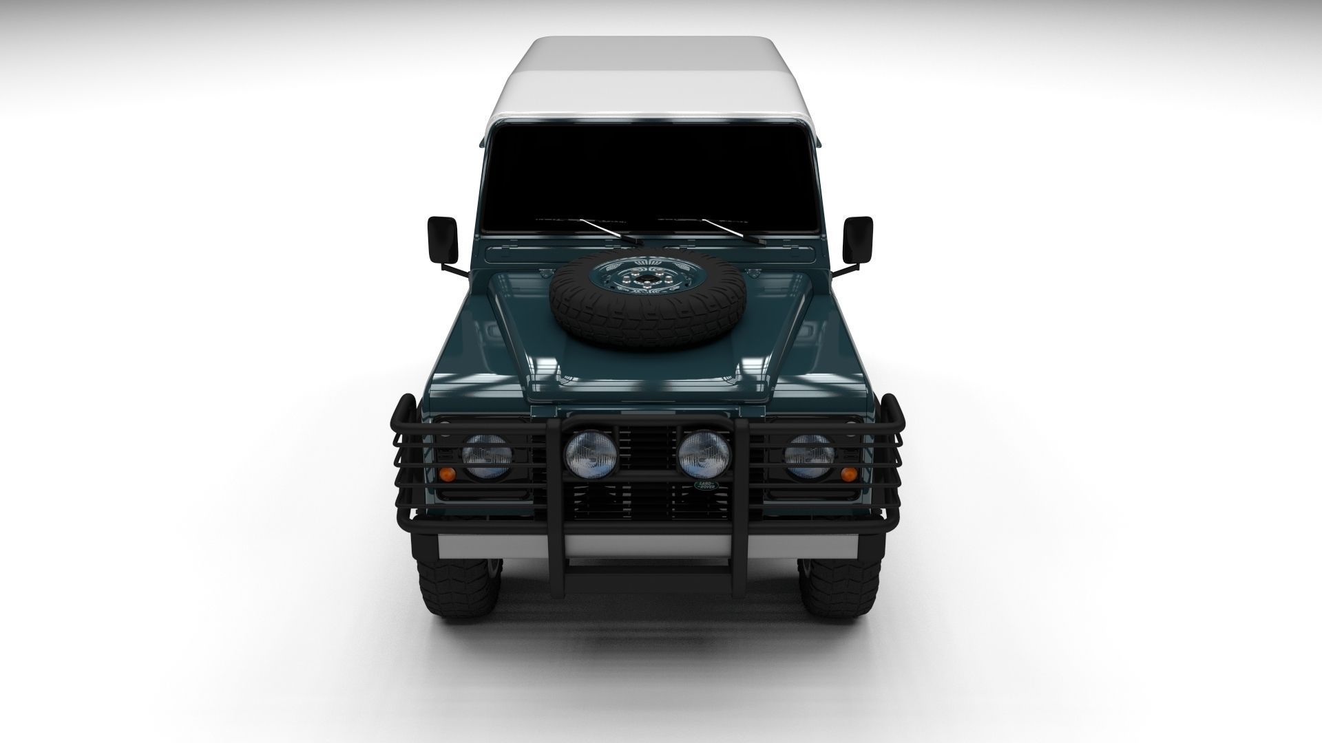 Land Rover Defender 90 Station Wagon 3D model_4