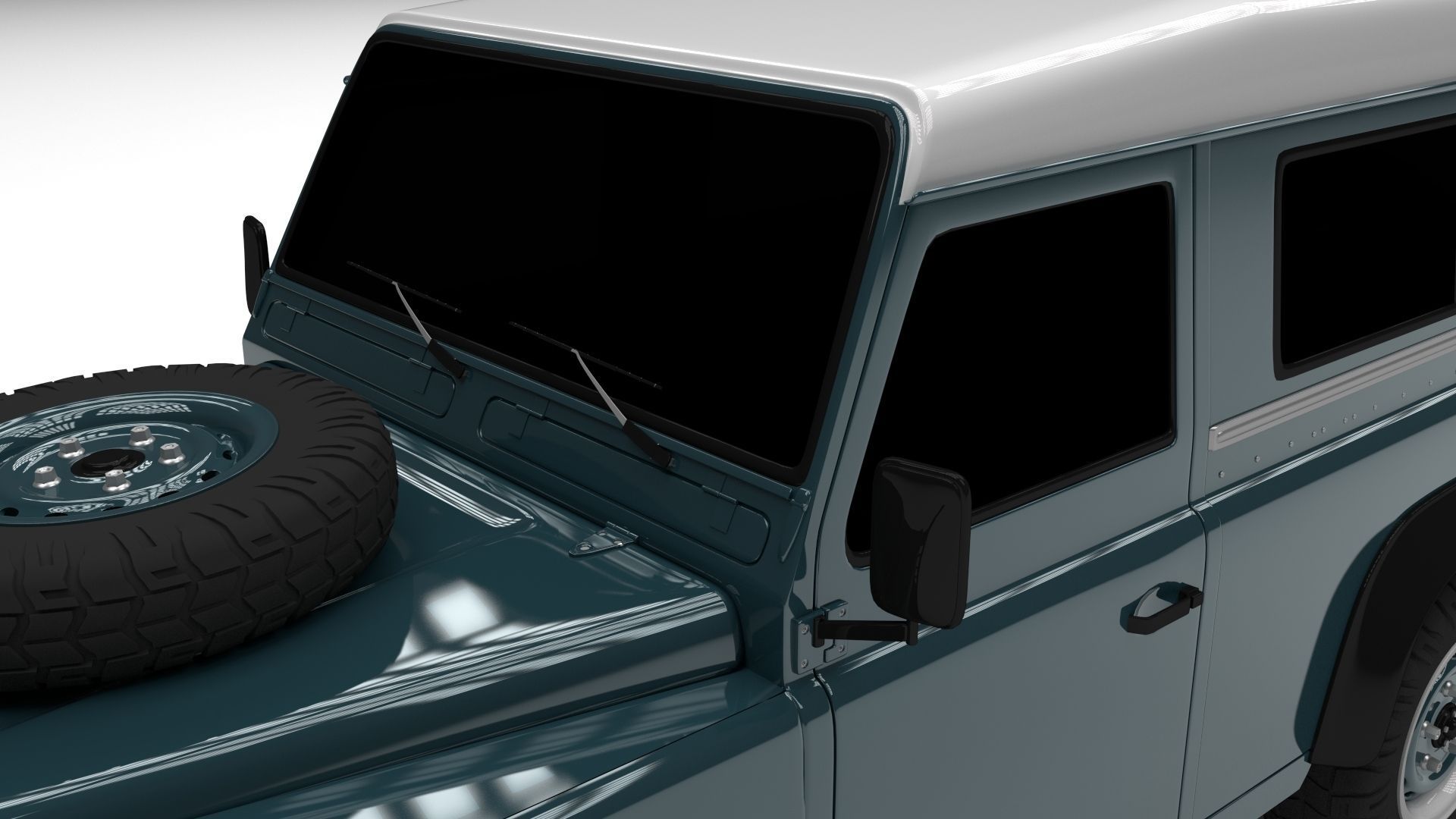 Land Rover Defender 90 Station Wagon 3D model_5