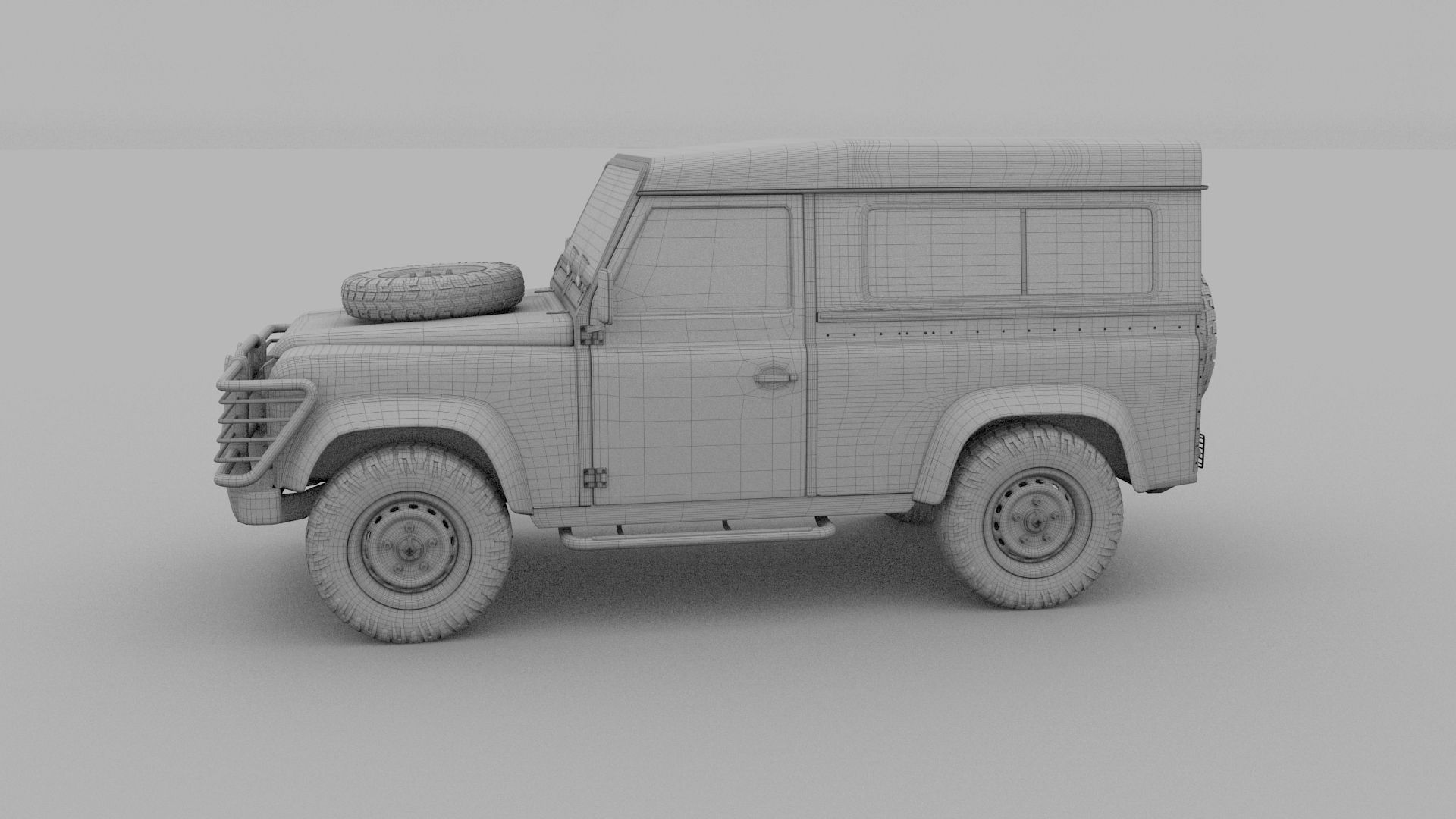 Land Rover Defender 90 Station Wagon 3D model_14