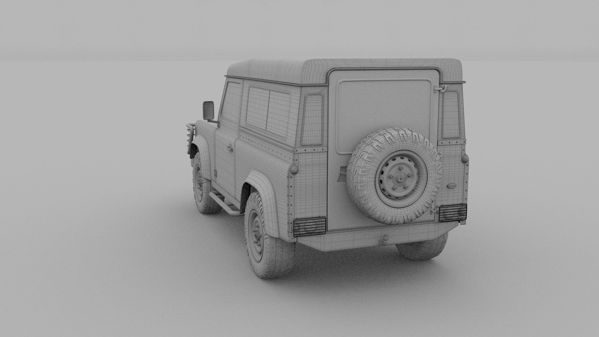 Land Rover Defender 90 Station Wagon 3D model_25