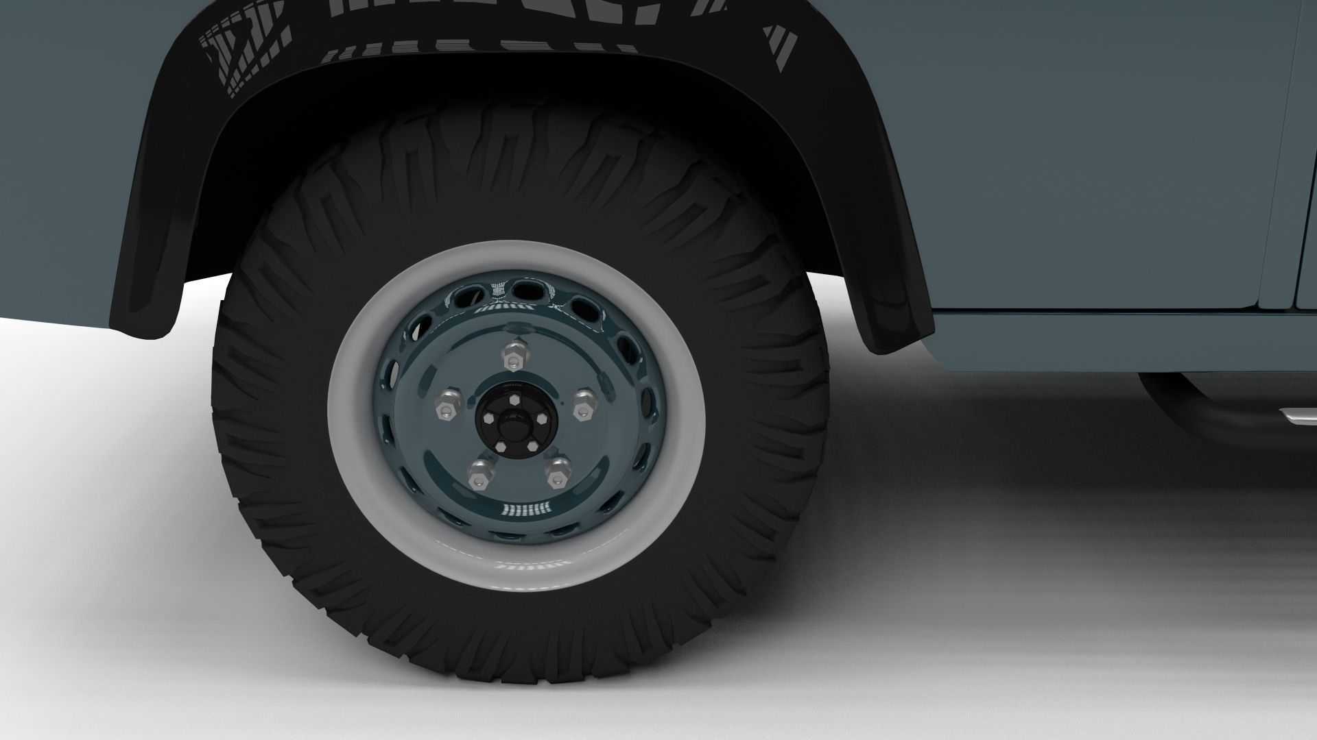 Land Rover Defender 90 Station Wagon 3D model_10