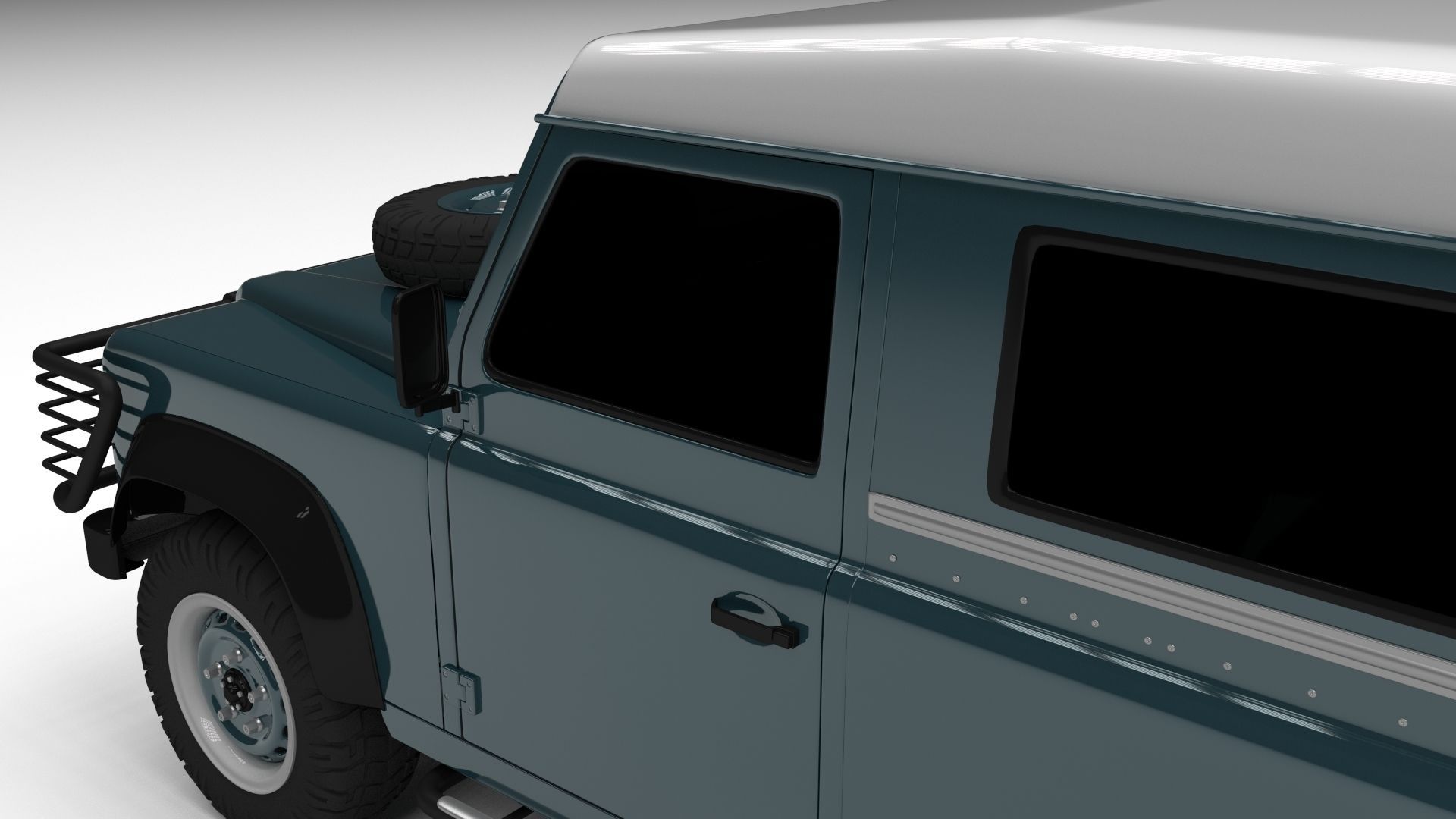 Land Rover Defender 90 Station Wagon 3D model_12