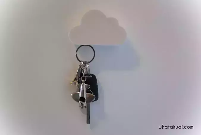 Cloud shaped Magnetic Key holder by whatakuai