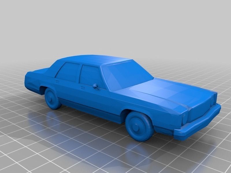 Homer Simpsons Car for WeLoveCars collection by whatakuai Free 3D print model_1