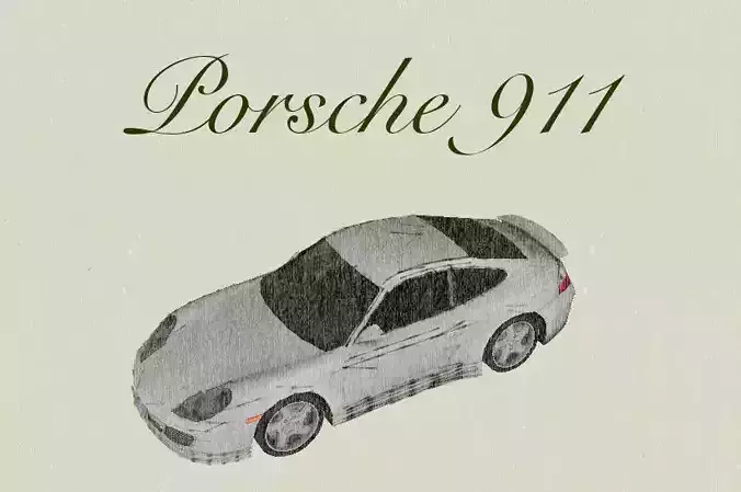 Porsche 911 car for WeLoveCars collection by whatakuai Free 3D print model