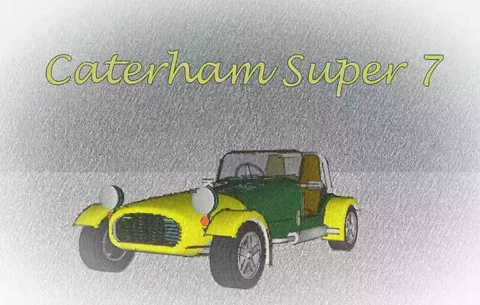 Caterham Super Seven 7 car for WeLoveCars collection by whatakuai