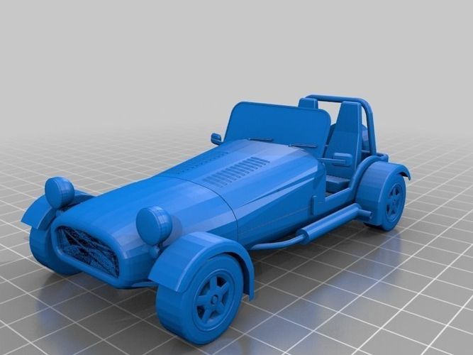 Caterham Super Seven 7 car for WeLoveCars ... free 3D ...