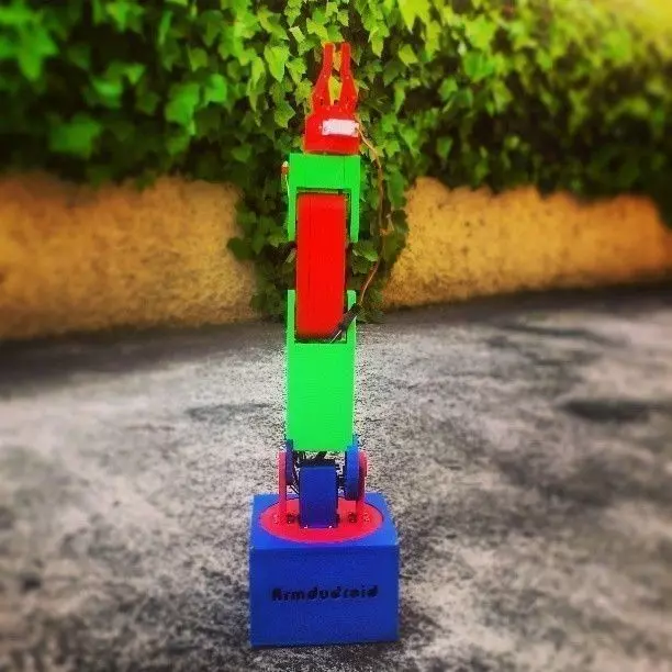 Armdudroid Open Source Arduino and Android Controlled Robotic... Free 3D print model