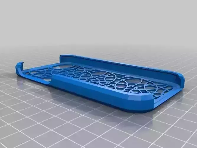 Whatacase phone case with pattern Free 3D print model