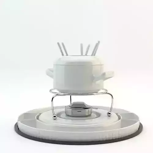 Fondue set cheese