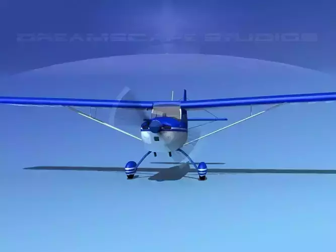 Bellanca Citabria 7KC V10 3D model