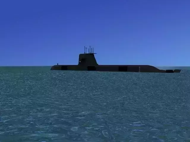 Collins Class HMAS Collins 73 3D model