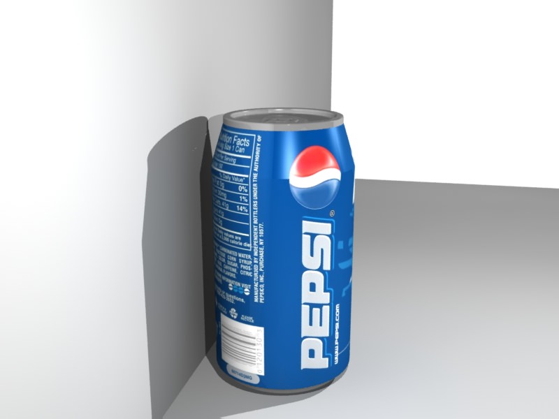 pepsi can 3D model_2