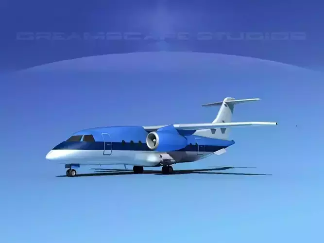 Dornier 328Jet Alps 3D model
