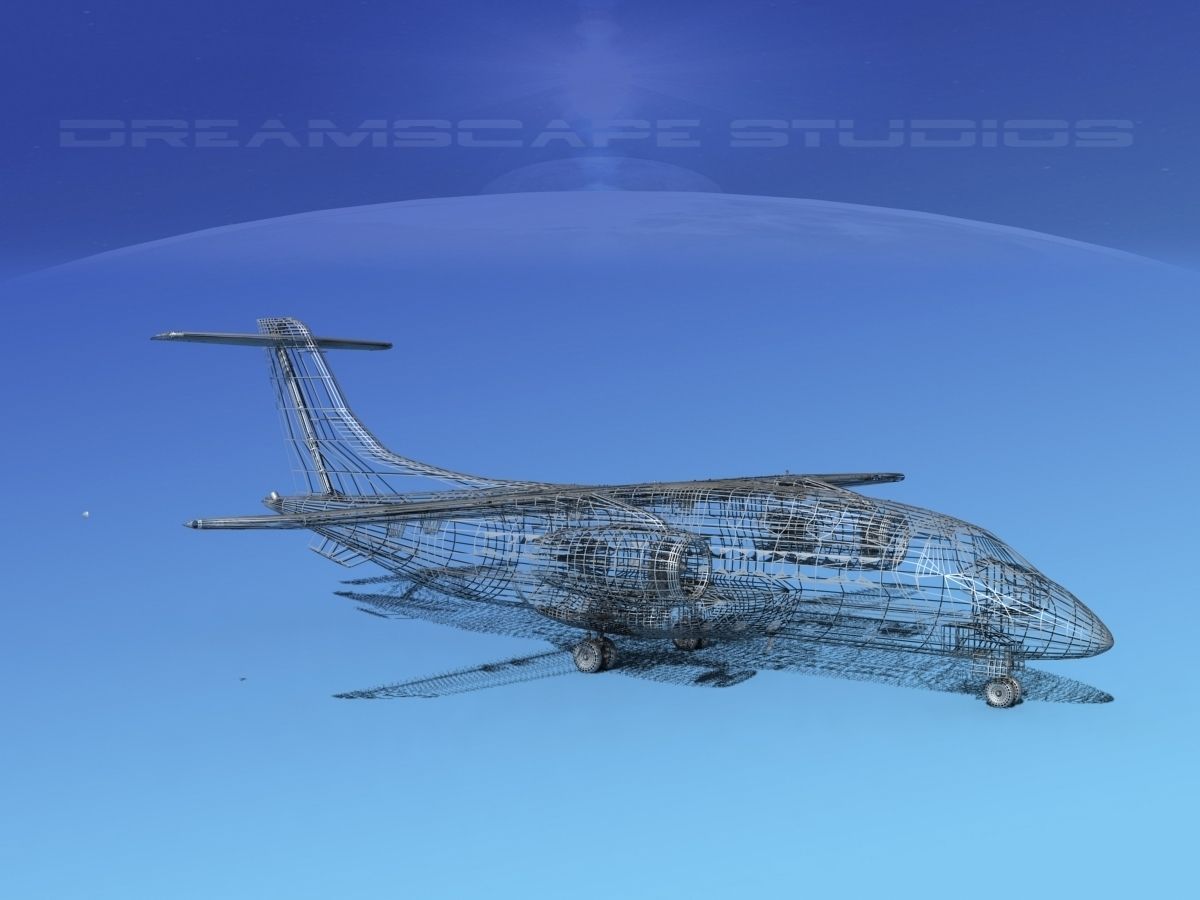 Dornier 328Jet Bare Metal 3D model_11