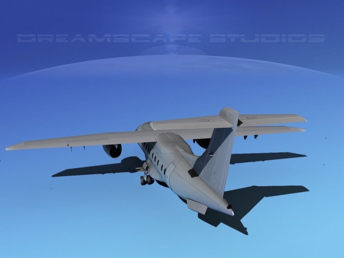 Dornier 328Jet Bare Metal 3D model_6