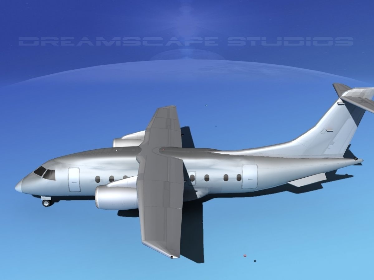 Dornier 328Jet Bare Metal 3D model_8