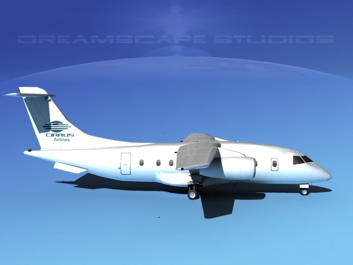 Dornier 328Jet Cirrus 3D model_4