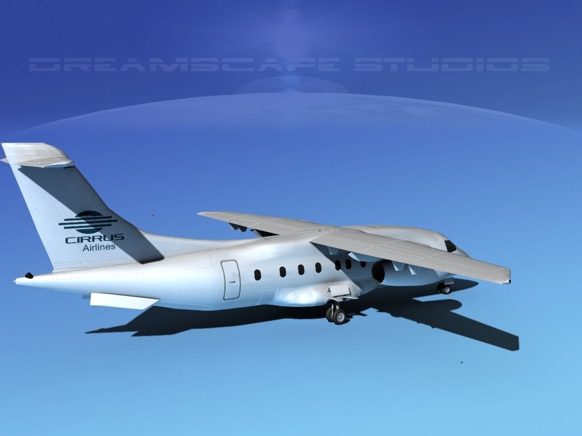 Dornier 328Jet Cirrus 3D model_5