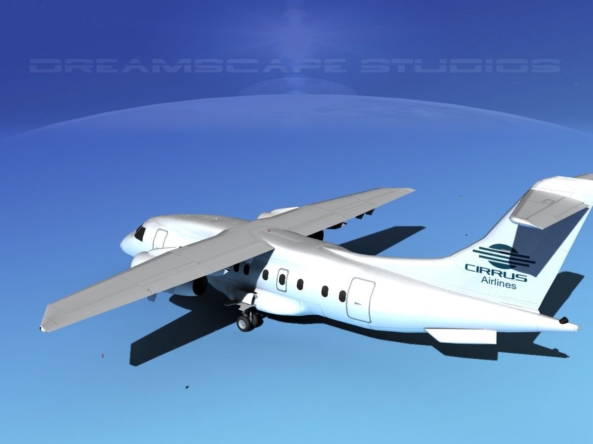 Dornier 328Jet Cirrus 3D model_8