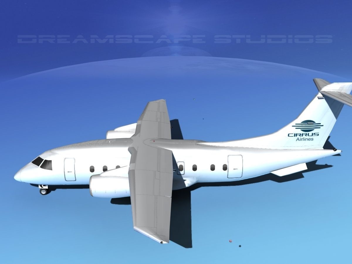 Dornier 328Jet Cirrus 3D model_9