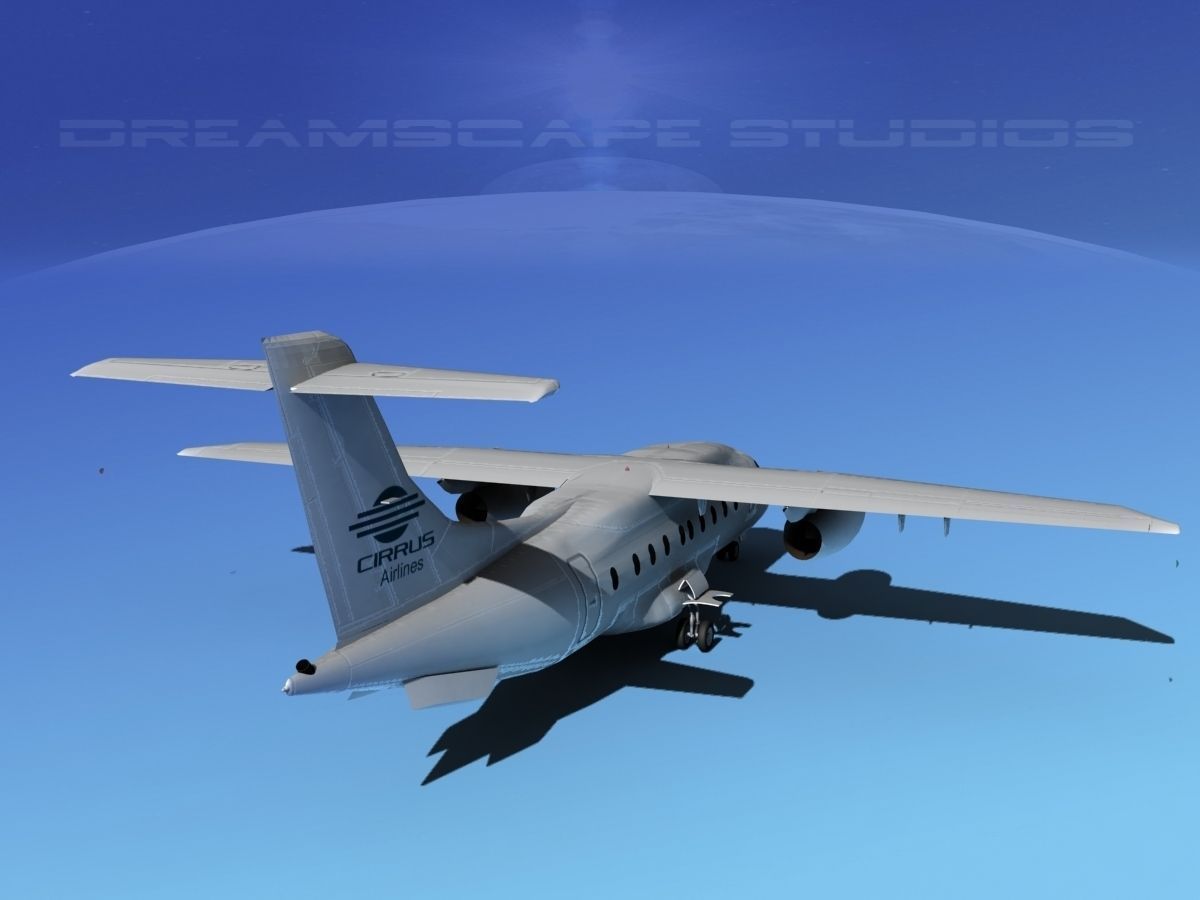 Dornier 328Jet Cirrus 3D model_6