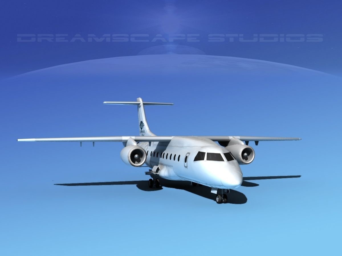 Dornier 328Jet Cirrus 3D model_2
