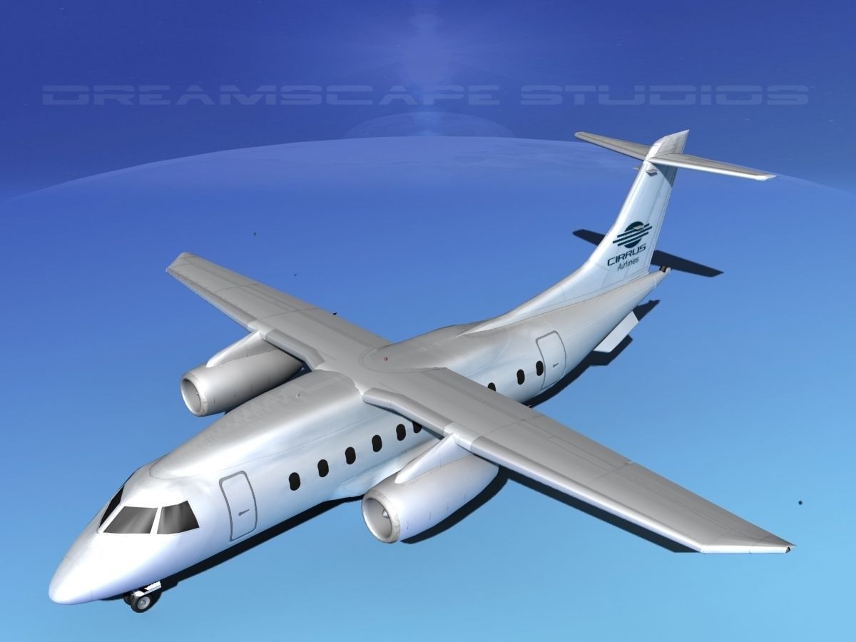 Dornier 328Jet Cirrus 3D model_10