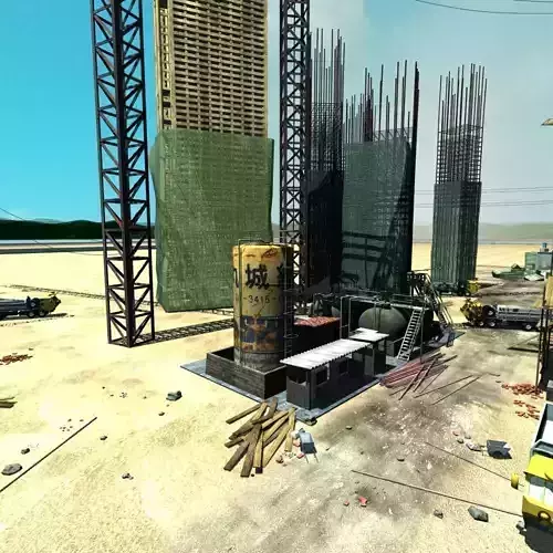  Construction  Site 3D model