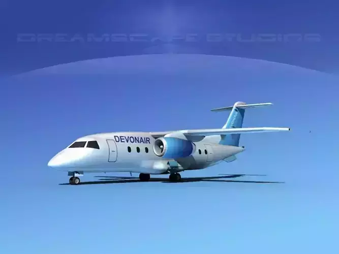 Dornier 328Jet Devon Air 3D model