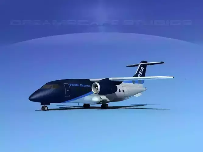 Dornier 328Jet Pacific Express 3D model