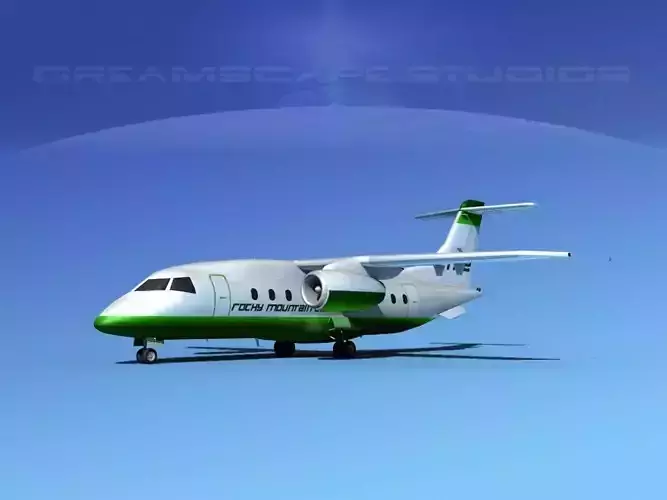 Dornier 328Jet Rocky Mountain Express 3D model