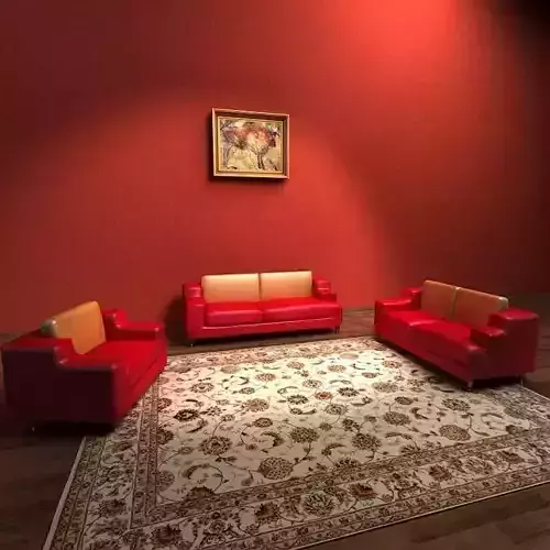 Sofa living room with walls