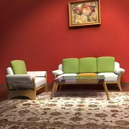 Sofa living room with furniture