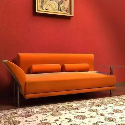 Sofa orange for living room