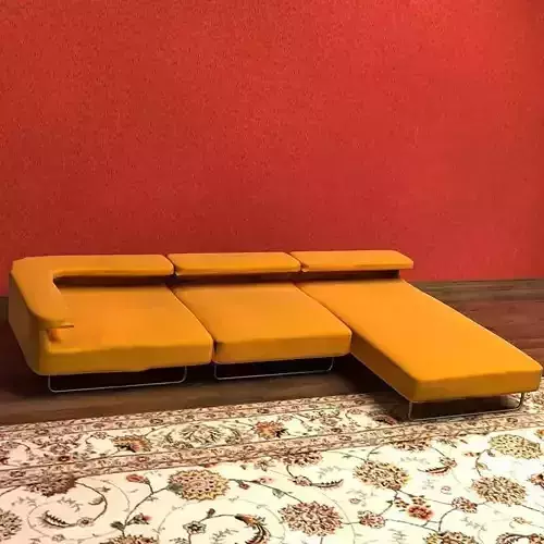 Sofa sectional with walls