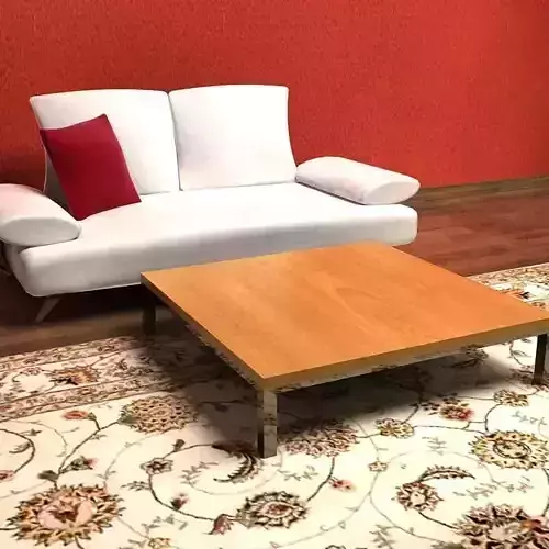 Sofa living room with and coffee table